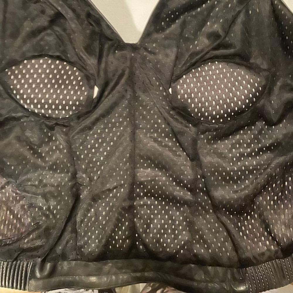 Harley Davidson Night Angel Vest Purple Black Built in Bra - Picture 7 of 9